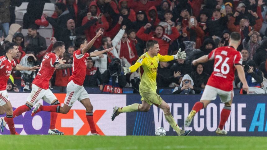 foto si video nebunie in benfica real madrid cu golul calificarii marcat de portar in minutul 908 697a8fd8f0b11