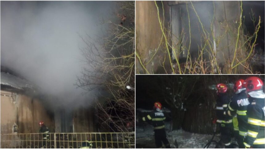 incendiu de proportii in judetul satu mare o persoana s a ales cu arsuri iar o alta s a intoxicat cu fum foto 696a073dd88f8