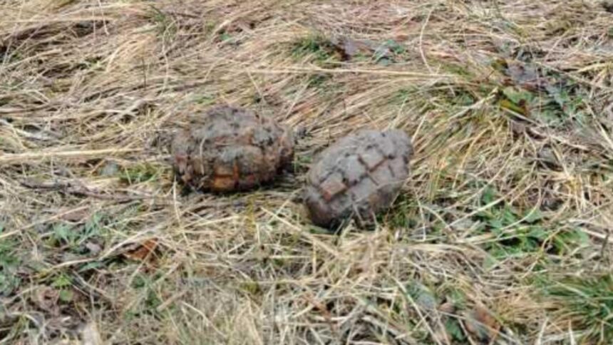 descoperire exploziva in aiud doua grenade fara focos gasite pe o strada 6988d2887b8ca