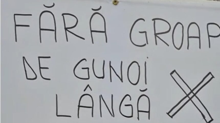 protest la navodari fata de construirea unui centru de deseuri langa oras zeci de oameni in strada video 69889ee313929