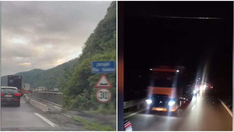 video ambuteiaje pe valea oltului o coloana de masini s a format in timpul noptii iar soferii au fost blocati cu orele 6a2fa89fd9be2